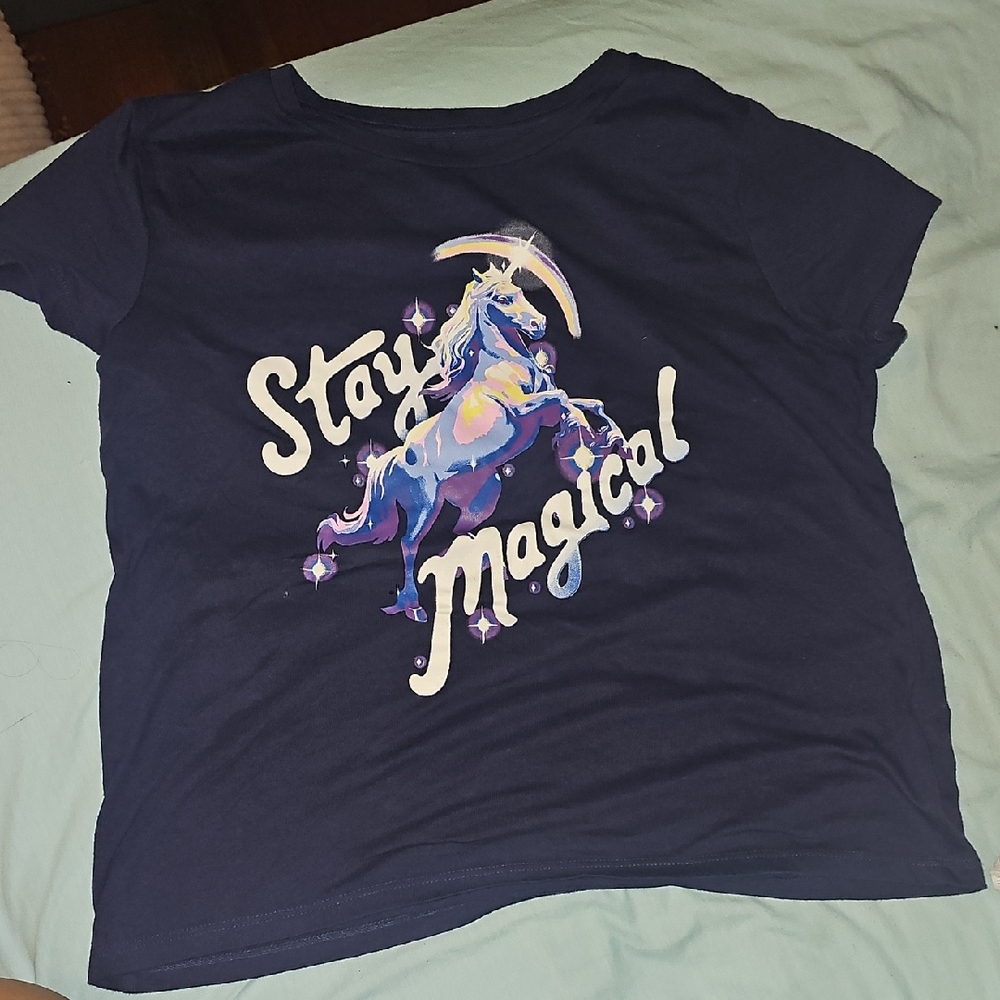 Old Navy Navy Blue T-Shirt